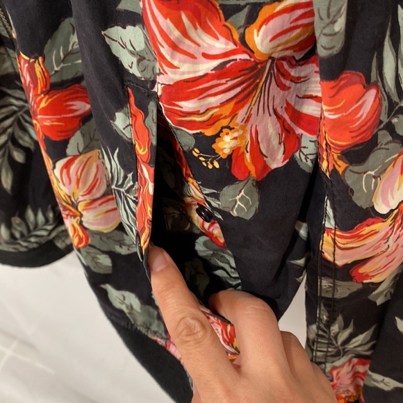 Ralph Lauren Denim & Supply Floral Bomber Jacket Size M - Picture 5 of 11